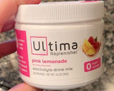 Pink Lemonade Flavored Electrolyte Drink Mix, Pink Lemonade