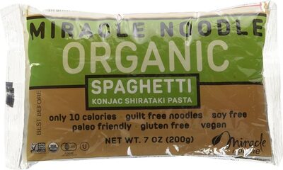 Spaghetti Style Organic Plant Based Noodles, Spaghetti Style