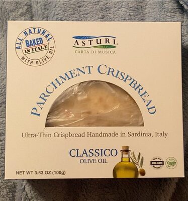 Classico Olive Oil Parchment Crispbread, Classico