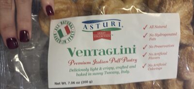 Ventaglini Premium Italian Puff Pastry, Ventaglini