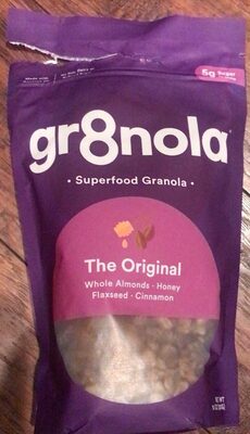 The Original Whole Almonds, Honey, Flaxseed, Cinnamon Superfood Granola, The Original