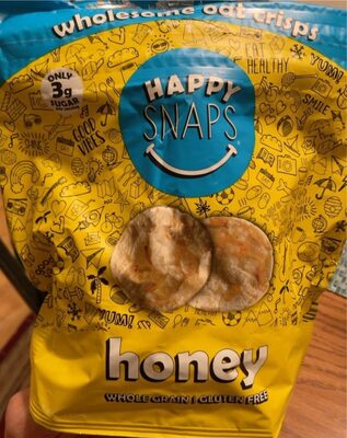 Cocoa Happy Snaps Wholesome Oat Crisps, Cocoa