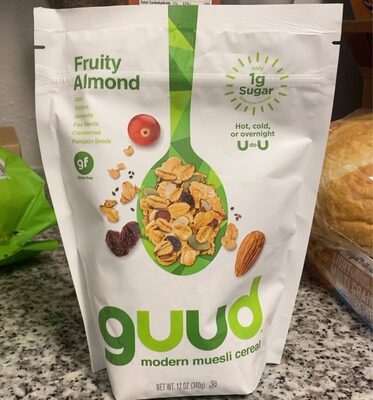 Fruity Almond Oats, Raisins, Almonds, Flax Seeds, Cranberries, Pumpkin Seeds Modern Muesli Cereal, Fruity Almond