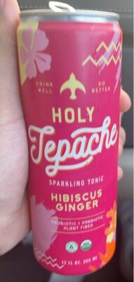 Hibiscus Ginger Sparkling Tonic, Hibiscus Ginger