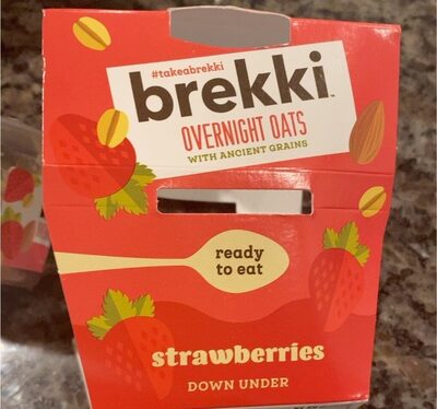 Strawberries With Almond And Ancient Grains Ready-To-Eat Oats, Strawberries