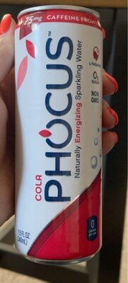 Cola Naturally Energizing Sparkling Water, Cola