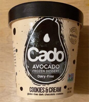 Cado Cookies & Cream, Avocado; Cookies & Cream