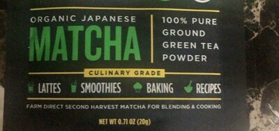 Organic Culinary Matcha, Matcha