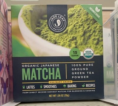 Organic Japanese Matcha 100% Pure Ground Green Tea Powder, Matcha