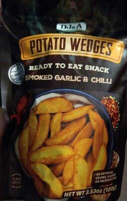 Smoked Garlic & Chilli Potato Wedges, Smoked Garlic & Chilli