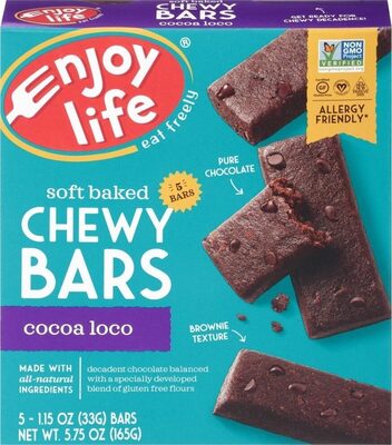 Cocoa Loco Chewy Bars, Cocoa Loco