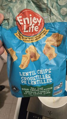 Dill & Sour Cream Lentil Chips, Dill & Sour Cream