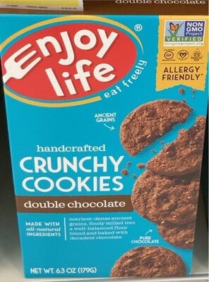 Double Chocolate Crunchy Cookies, Double Chocolate