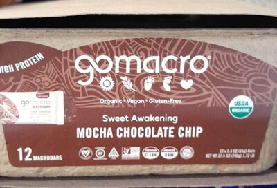 Mocha Chocolate Chip Macrobars, Mocha Chocolate Chip
