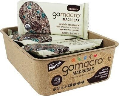 Protein Decadence Macrobar, Dark Chocolate + Almonds