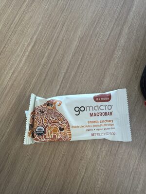 Double Chocolate + Peanut Butter Chips Macrobar, Double Chocolate + Peanut Butter Chips