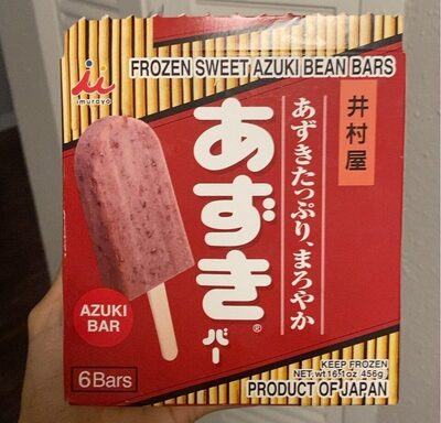 Sweet Azuki Bean Frozen Bars, Sweet Azuki Bean