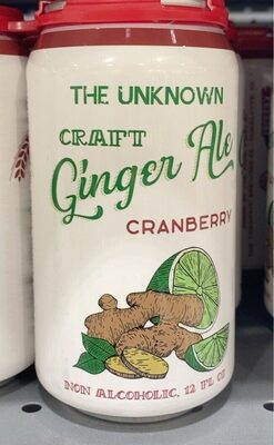Cranberry Craft Ginger Ale, Cranberry