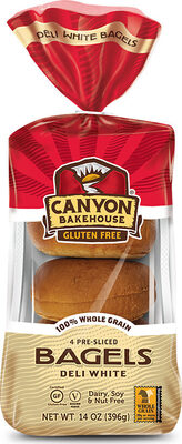100%Whole Grain Pre-Sliced Deli White Bangels, 100% Whole Grain