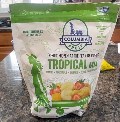 Tropical Mix Mango Pineapple Banana Sliced Strawberries, Mango Pineapple Banana Sliced Strawberries