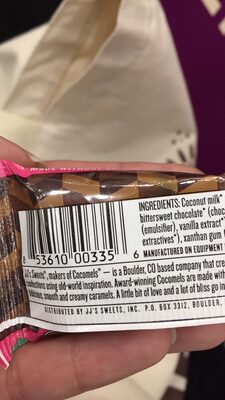 Sea Salt Coconut Milk Caramels In Dark Chocolate, Sea Salt