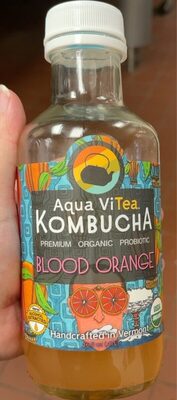 Blood Orange Kombucha Premium Probiotic Tea, Blood Orange