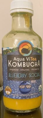 Bluebernie Kombucha Premium Probiotic Tea, Bluebernie