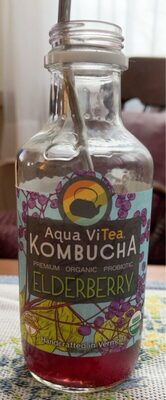 Elderberry Kombucha Premium Probiotic Tea, Elderberry