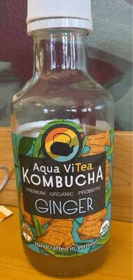 Ginger Kombucha Premium Probiotic Tea, Ginger