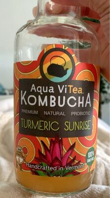 Turmeric Sunrise Kombucha Premium Probiotic Tea, Turmeric Sunrise