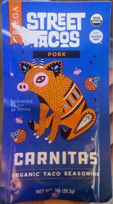Pork Carnitas Organic Taco Seasoning, Pork Carnitas