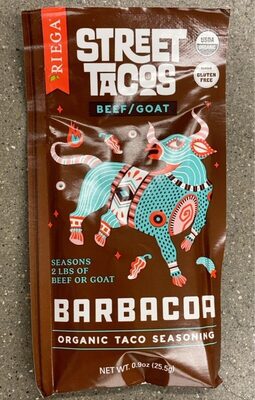 Beef/Goat Barbacoa Organic Taco Seasoning, Beef/Goat Barbacoa