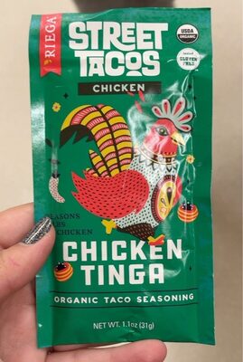 Chicken Tinga Organic Taco Seasoning, Chicken Tinga