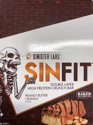 Peanut Butter Crunch Flavor Double Layer High Protein Crunch Bars, Peanut Butter Crunch