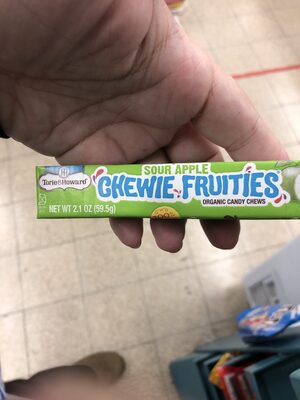 Sour Apple Organic Candy Chews, Sour Apple