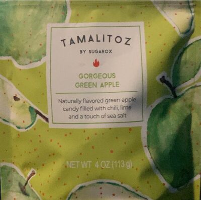 Gorgeous Green Apple Flavored Candy Filled With Chili, Lime And A Touch Of Sea Salt, Gorgeous Green Apple