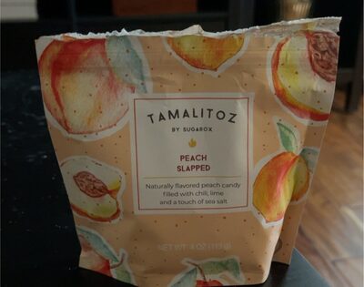Peach Slapped Flavored Peach Candy Filled With Chili, Lime And A Touch Of Sea Salt, Peach Slapped