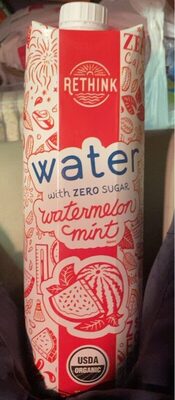 Watermelon Mint Flavor Water, Watermelon Mint