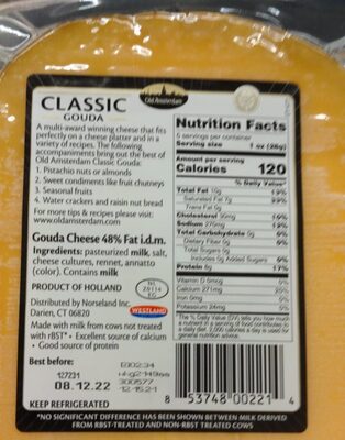 Aged Gouda Premium Cheese, Aged Gouda
