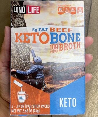 Keto Beef Bone Broth Stick Packs, Beef