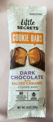 Dark Chocolate With Salted Caramel Cookie Bars, Dark Chocolate With Salted Caramel