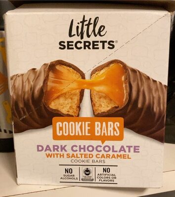 Dark Chocolate With Salted Caramel Cookie Bars, Dark Chocolate With Salted Caramel