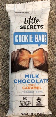 Milk Chocolate With Caramel Cookie Bars, Milk Chocolate With Caramel