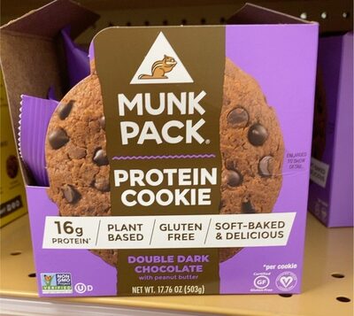 Double Dark Chocolate Soft-Baked Protein Cookie, Double Dark Chocolate