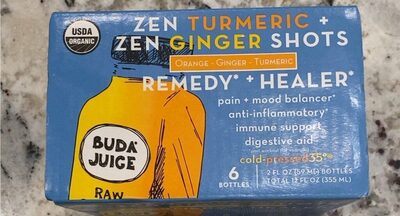 Orange - Ginger - Turmeric Zen Turmeric + Zen Ginger Shots, Orange - Ginger - Turmeric