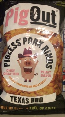 Texas BBQ Pigless Pork Rinds, Texas BBQ