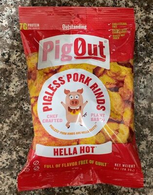Hella Hot Pigless Pork Rinds, Hella Hot