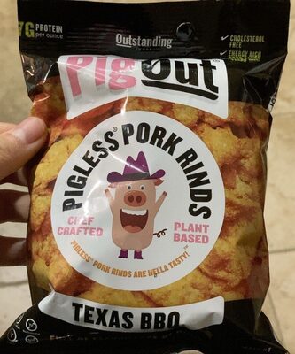 Texas BBQ Pigless Pork Rinds, Texas BBQ