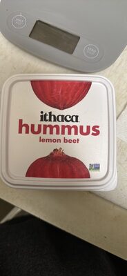 Lemon Beet Hummus, Lemon Beet