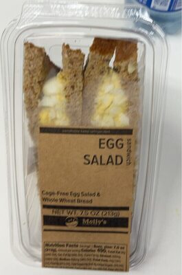 Egg Salad Whole Wheat Bread Sandwich, Egg Salad